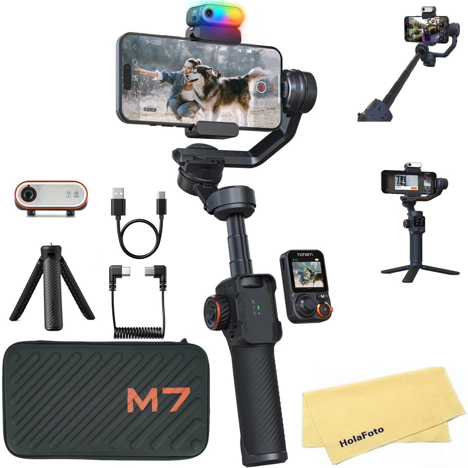 Amazon.com: hohem iSteady M7 Gimbal Stabilizer for iPhone